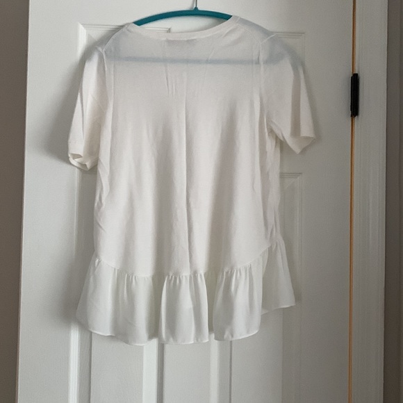 White peplum top - Picture 3 of 3